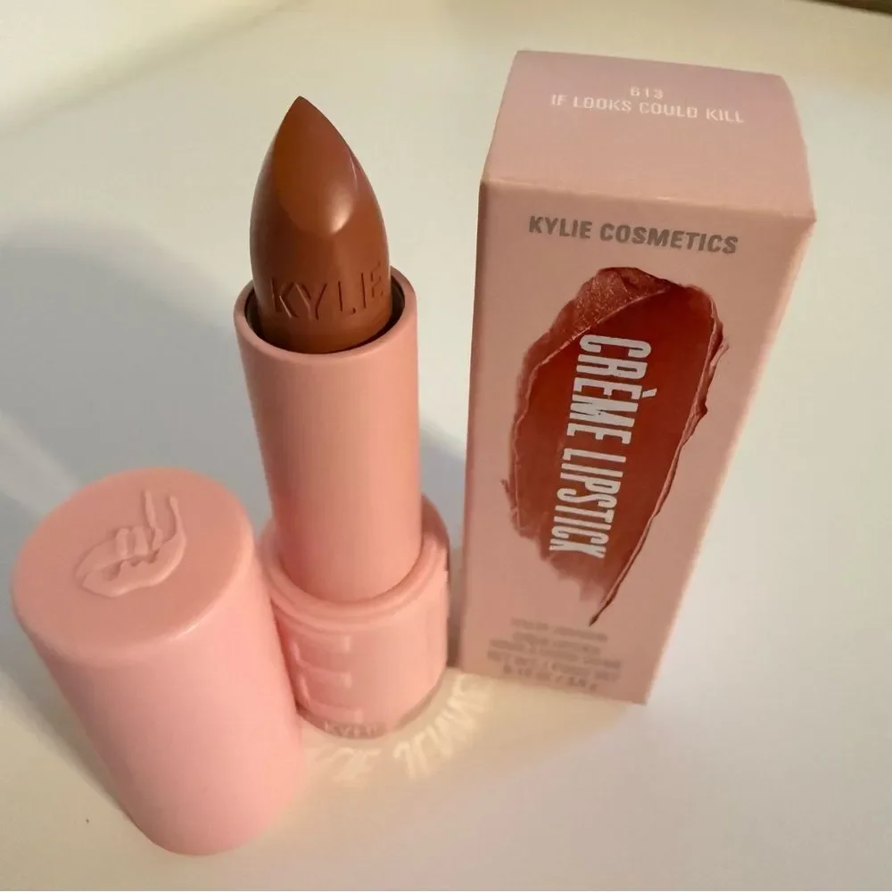 Kylie Cosmetics Crème Lipstick – Shade 613 “If Looks Could Kill” Nude Brown